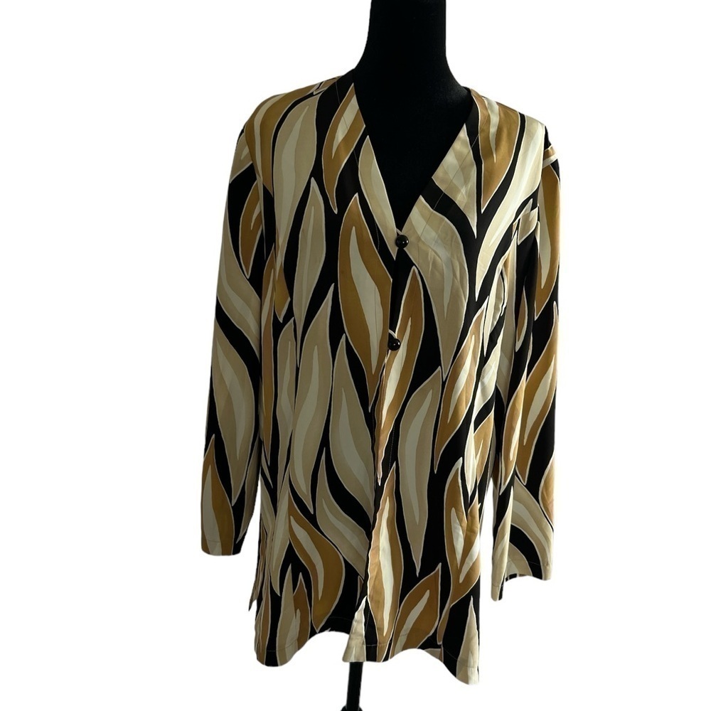 Printed oversize shirt